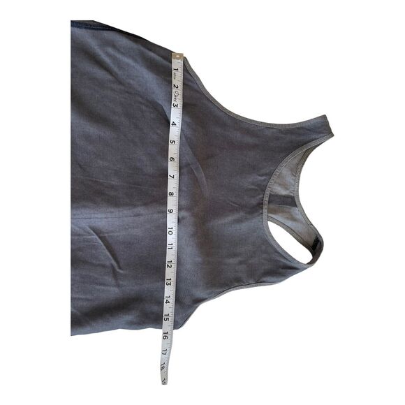 Lululemon All Tied Up Tank Top Open Back Navy Blue Denim - Picture 4 of 4